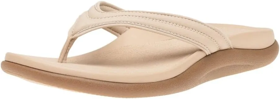 ABEO Laguna Thin Strap Flip Flops For Women | Orthopedic Sandals with Arch Support | Plantar Fasciitis Relief Sandals | Built-In Orthotic Insole For Foot Pain