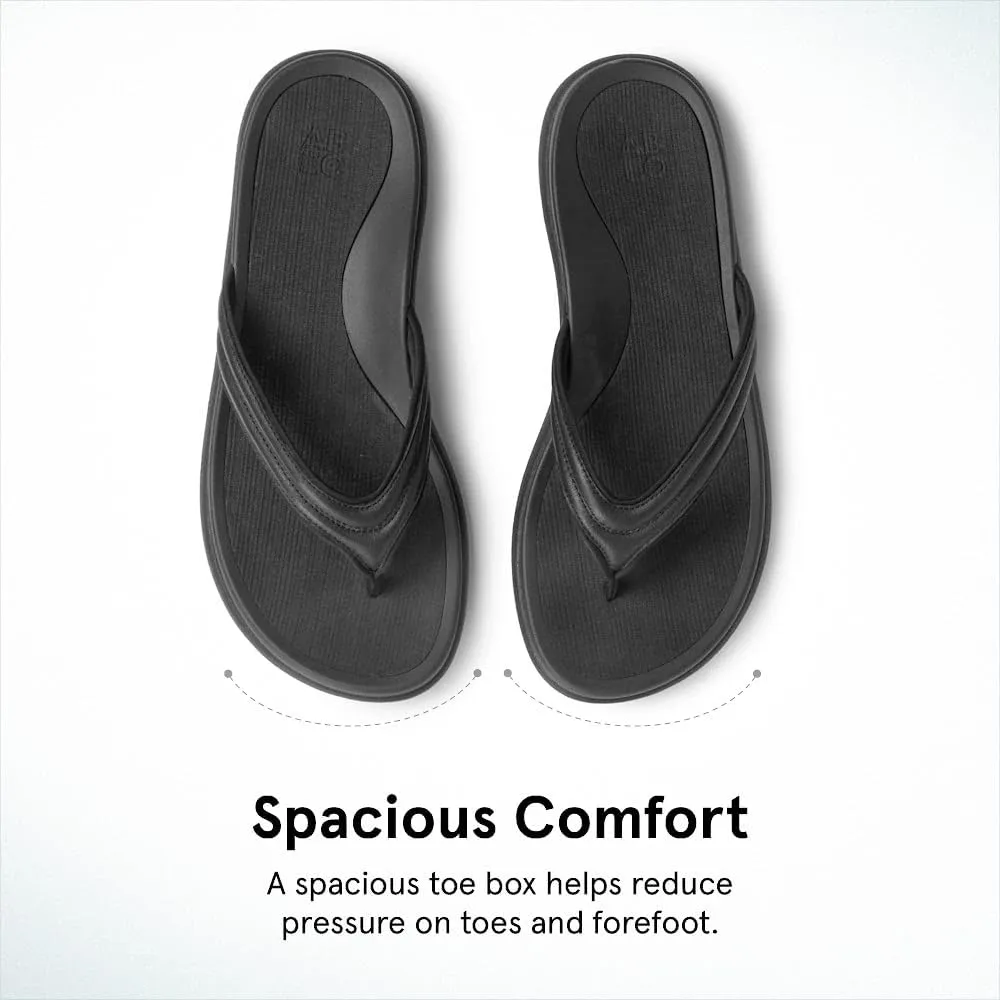 ABEO Laguna Thin Strap Flip Flops For Women | Orthopedic Sandals with Arch Support | Plantar Fasciitis Relief Sandals | Built-In Orthotic Insole For Foot Pain