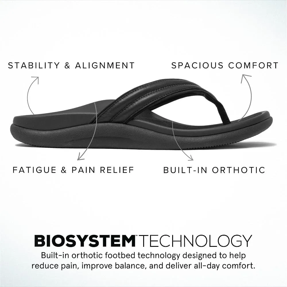 ABEO Laguna Thin Strap Flip Flops For Women | Orthopedic Sandals with Arch Support | Plantar Fasciitis Relief Sandals | Built-In Orthotic Insole For Foot Pain