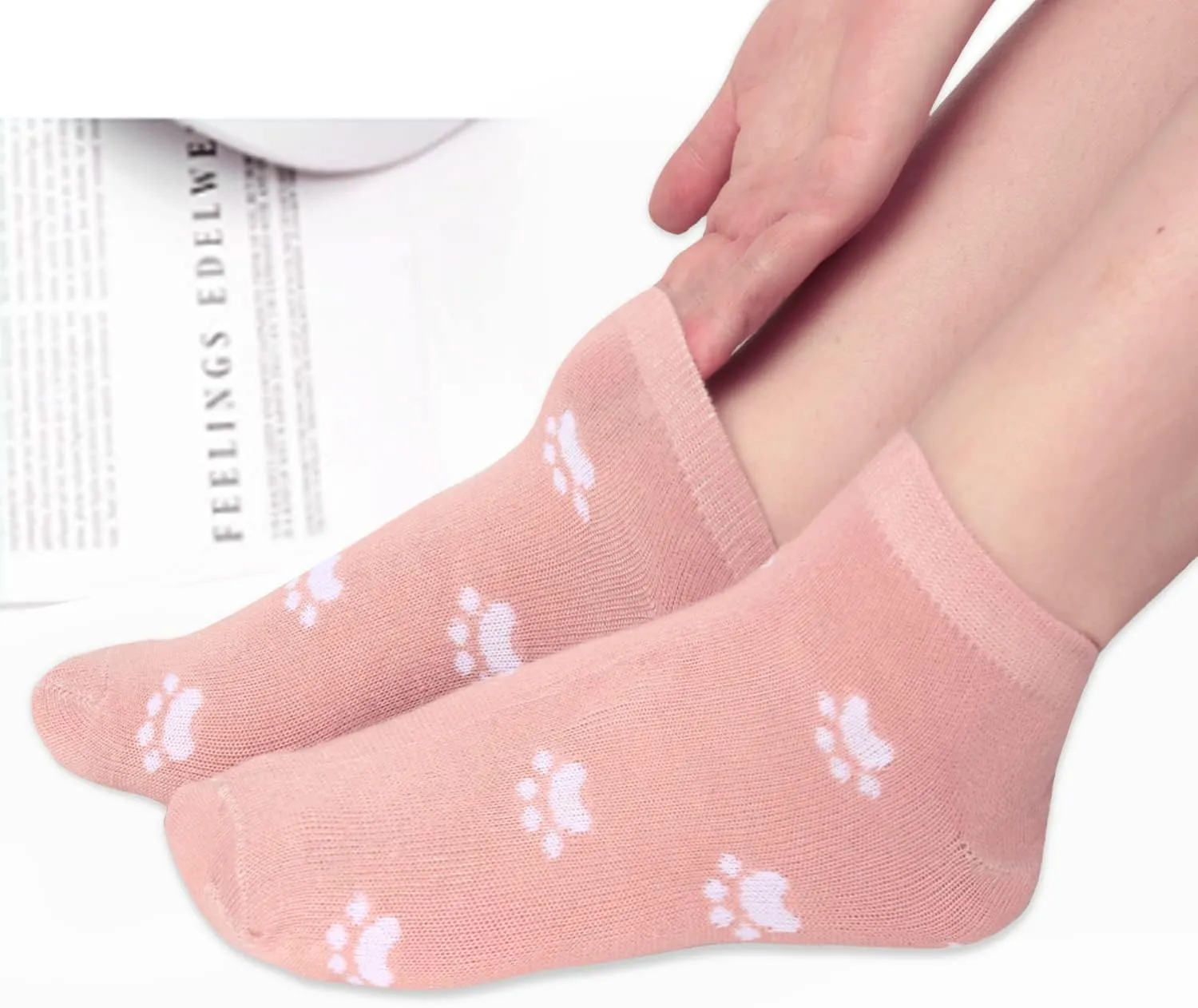 Benefeet Sox Cute Ankle Socks for Women Girls Novelty Patterned Low Cut Cotton Casual Socks Fun Colorful Summer Short Socks