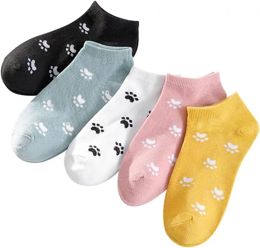 Benefeet Sox Cute Ankle Socks for Women Girls Novelty Patterned Low Cut Cotton Casual Socks Fun Colorful Summer Short Socks