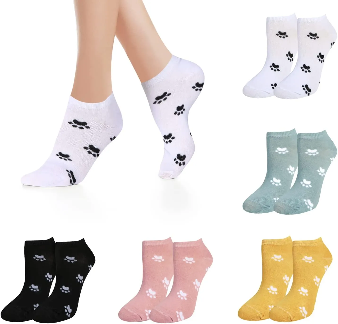 Benefeet Sox Cute Ankle Socks for Women Girls Novelty Patterned Low Cut Cotton Casual Socks Fun Colorful Summer Short Socks