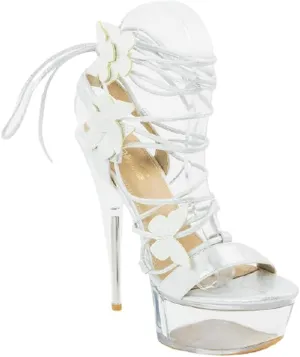 Clear Platform Stiletto Heel Sandal Fashion Shoes for Women