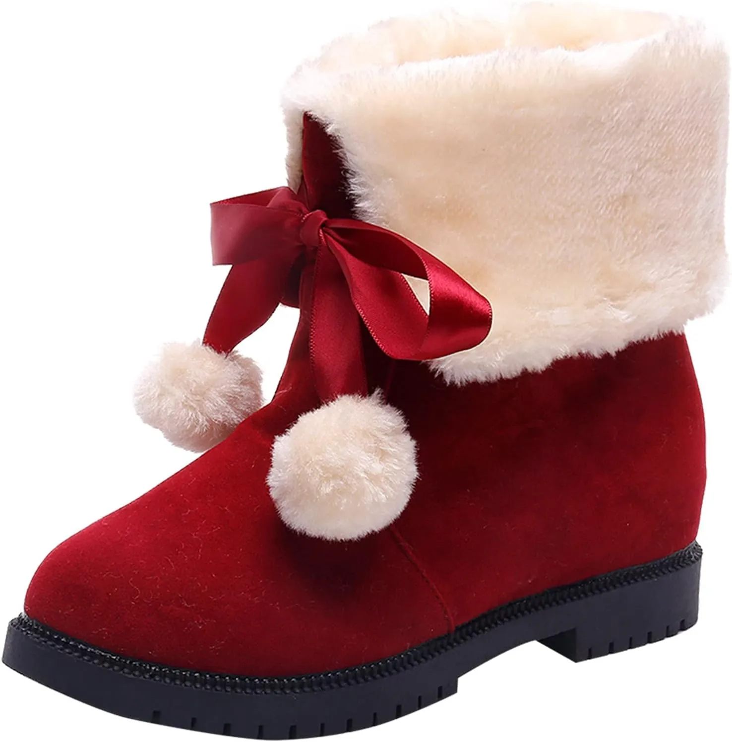 Fashion Women's Shoes Thicksoled Winter Snow Boots Winter Ankle Short Boots Short Boots for Women with Heels Comfortable