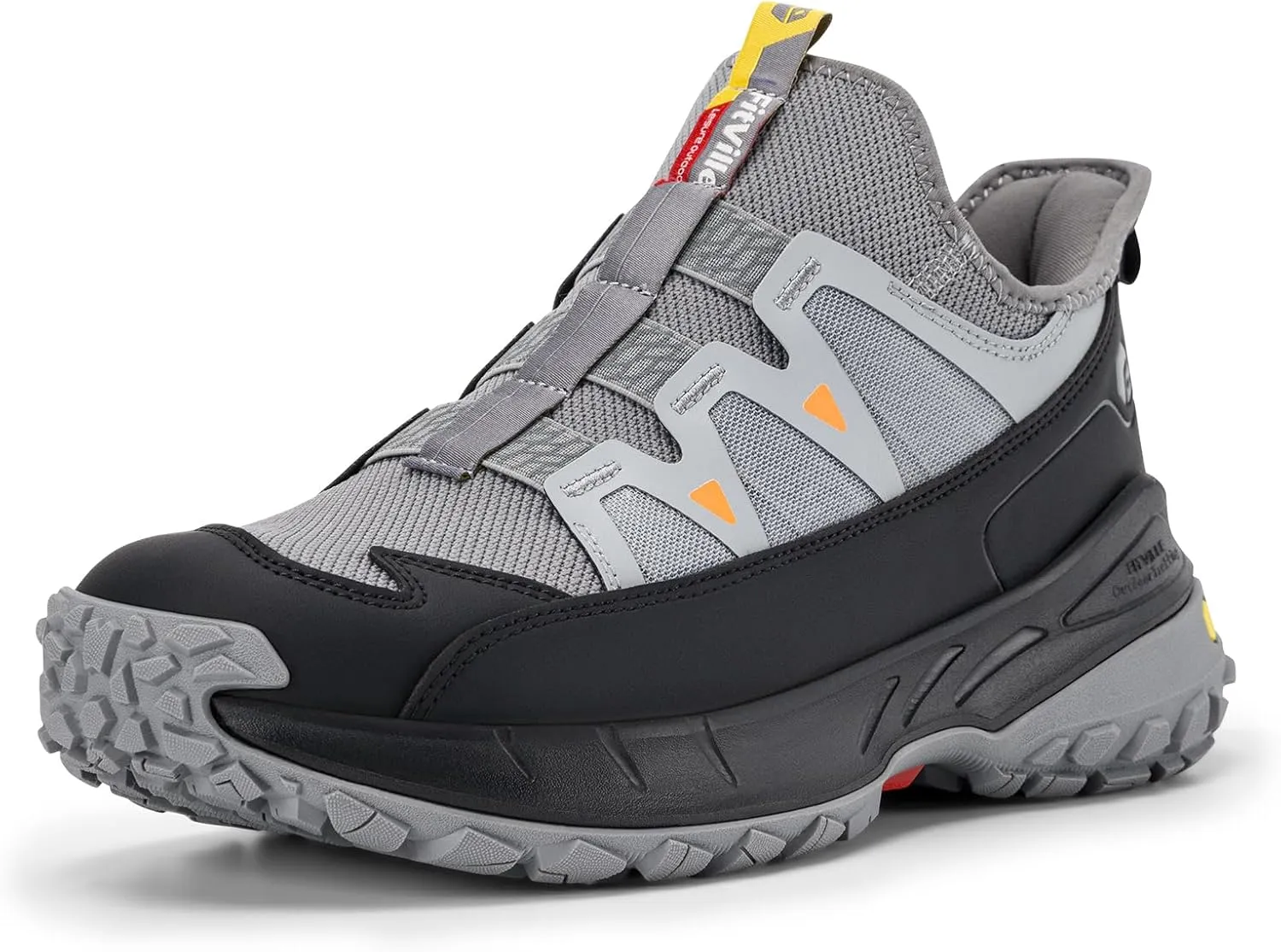 FitVille Extra Wide Sneakers for Men Slip-on Shoes for Men, Soft Comfortable Mens Wide Running Shoe, Slip Resistant Hiking Walking Shoes with Arch Support & Wide Toe Box