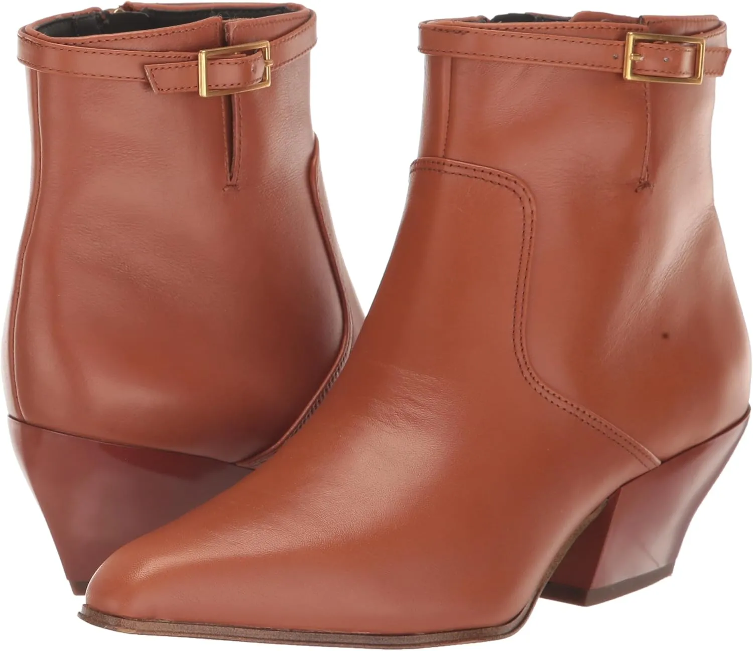 Franco Sarto Women's Western-Inspired Ankle Boots with a Sleek Design