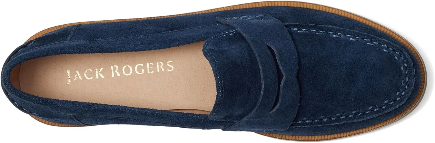 Jack Rogers Men's Tipson Penny Loafers-Suede