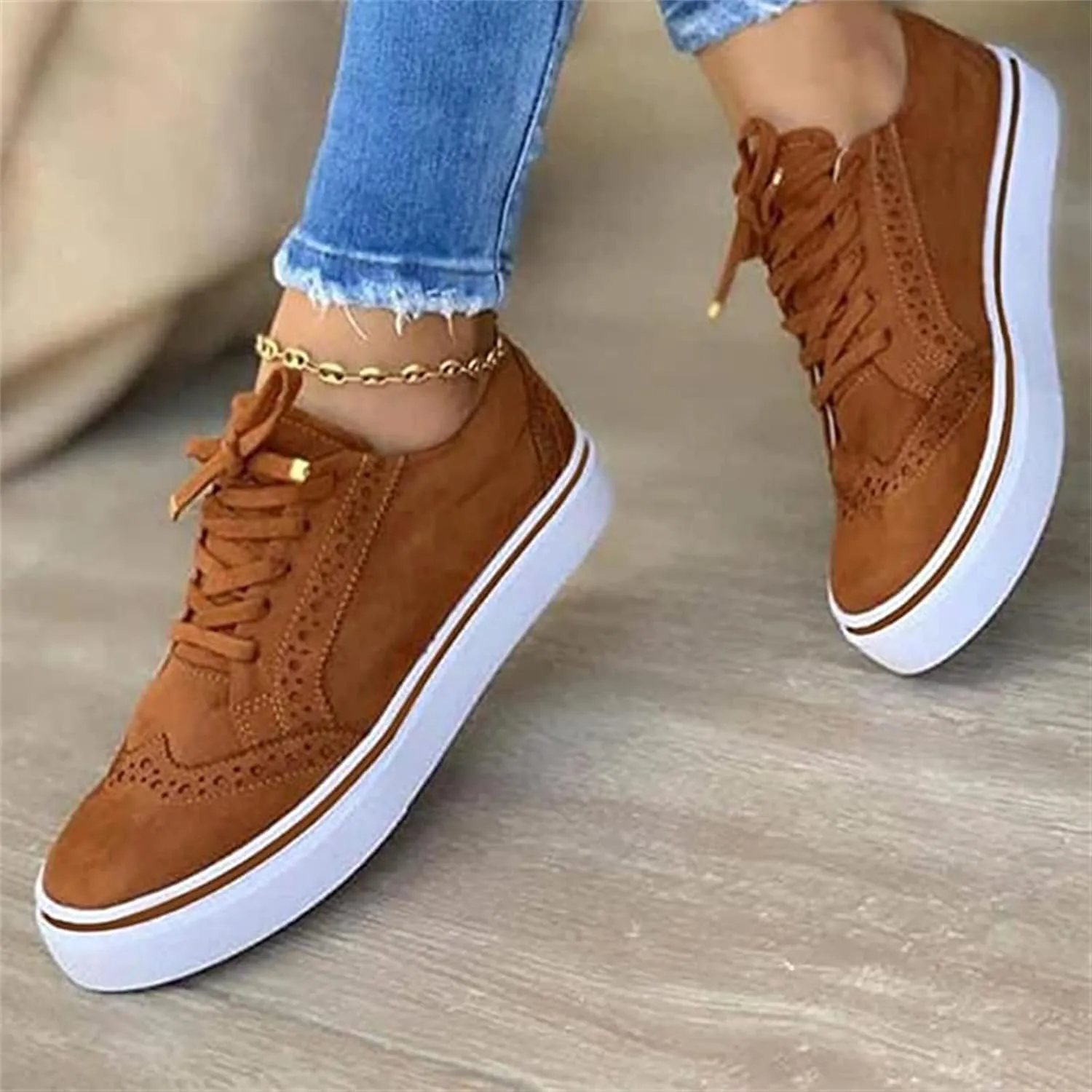 Lausiuoe Sneakers For Women Slip On Memory Foam Fashion Canvas Loafers Casual Lightweight Comfort Flat Walking Shoes