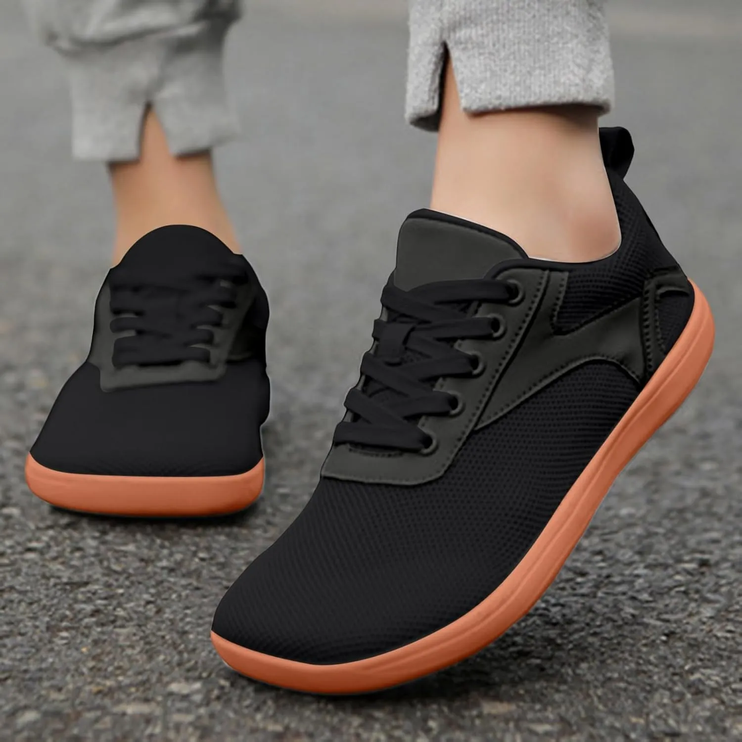 Men's Orthopedic Comfortable Slip-On Shoes Casual Sneaker Mesh Breathable Walking Shoe Memory Foam Hiking Shoes