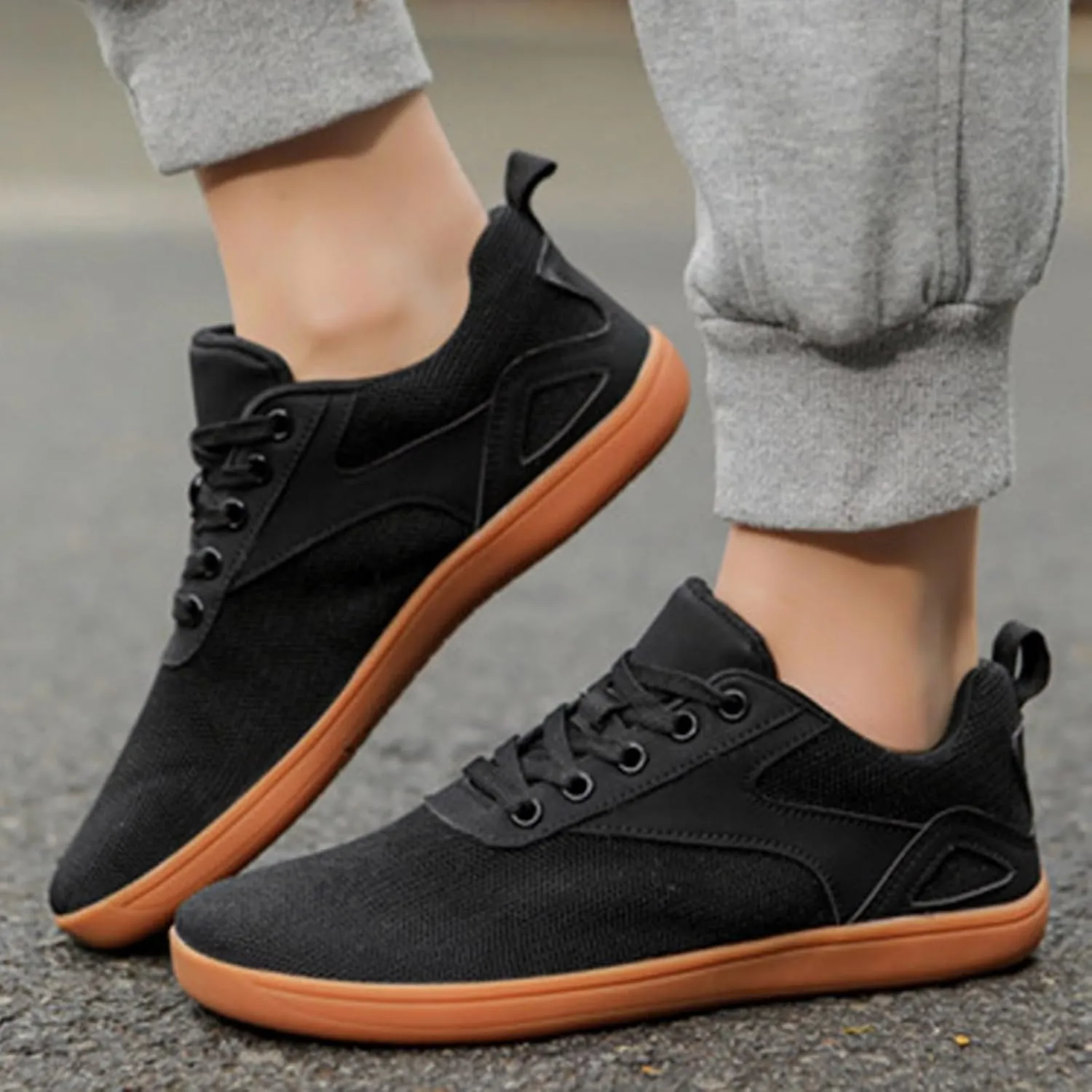 Men's Orthopedic Comfortable Slip-On Shoes Casual Sneaker Mesh Breathable Walking Shoe Memory Foam Hiking Shoes