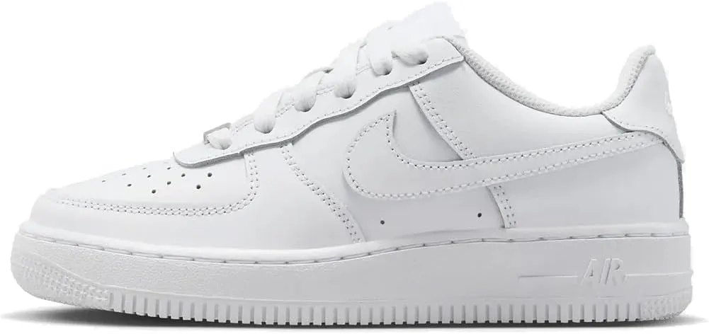 Nike Air Force 1 LE Big Kids' Shoes (FV5951-111, White/White/White/White) Size 2