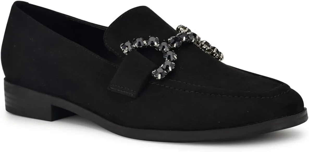 Nine West Womens WNL1LPA2 Embellished Loafers