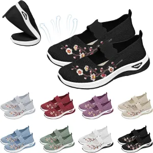 Orthowalk Womens Shoes Orthopedic Breathable Walking Sneakers Arch Support Comfortable Slip On Mesh Tenis Footwear