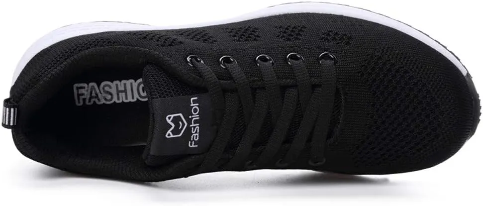 Shoe Casual Lace-Up Shoe Solid Women Student Shoe Mesh Running Women's Support Running Shoes