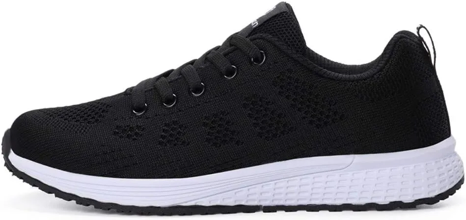 Shoe Casual Lace-Up Shoe Solid Women Student Shoe Mesh Running Women's Support Running Shoes