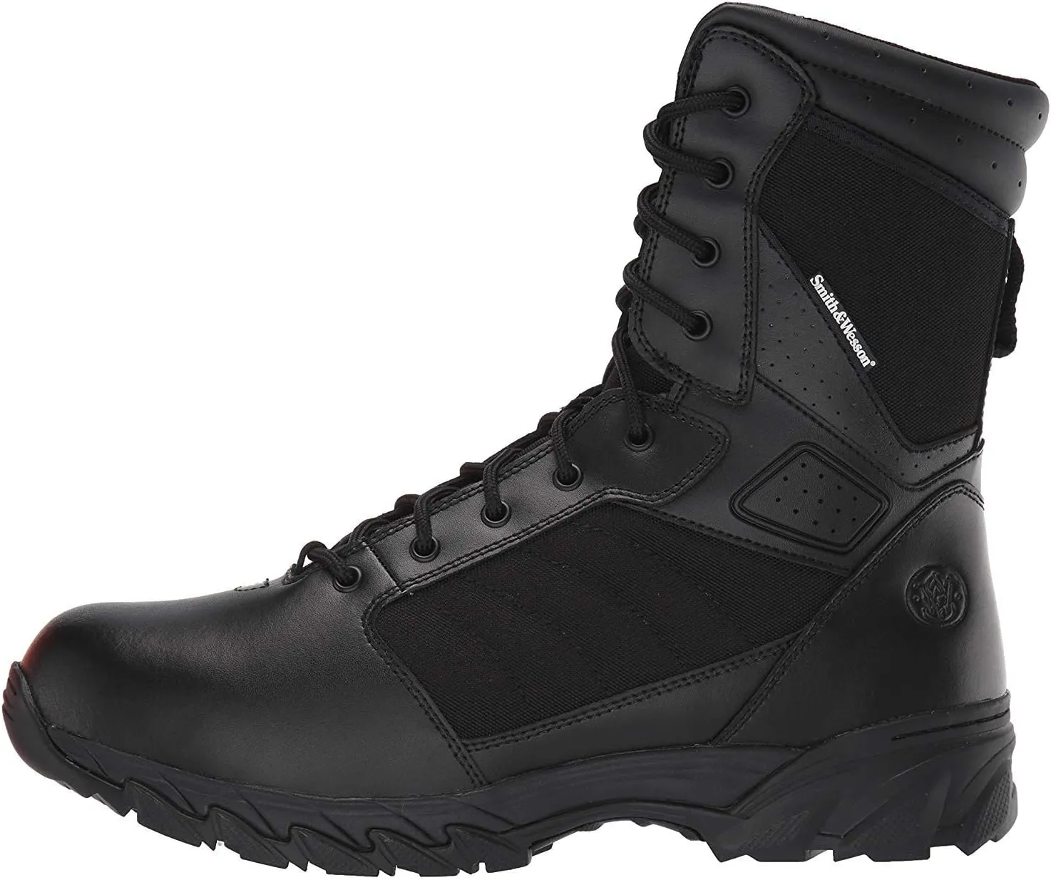 Smith & Wesson Men's Footwear Breach 2.0 8" Side Zip Military and Tactical Boot