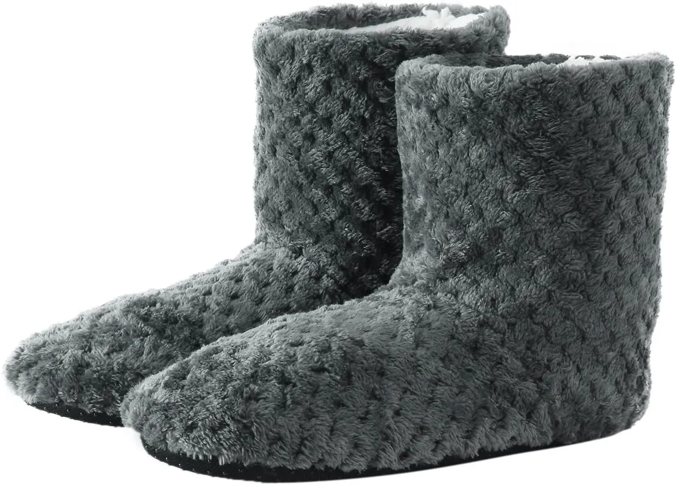 Snow Boots for Women Mid-Calf Lace up Outdoor Winter Shoes Comfort Walking Outdoor Shoes Fleece Lining Warm Booties