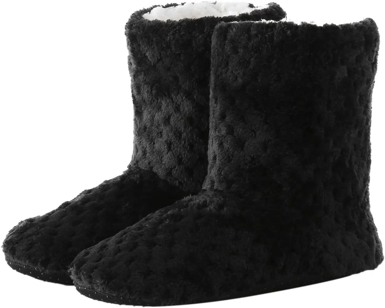 Snow Boots for Women Mid-Calf Lace up Outdoor Winter Shoes Comfort Walking Outdoor Shoes Fleece Lining Warm Booties