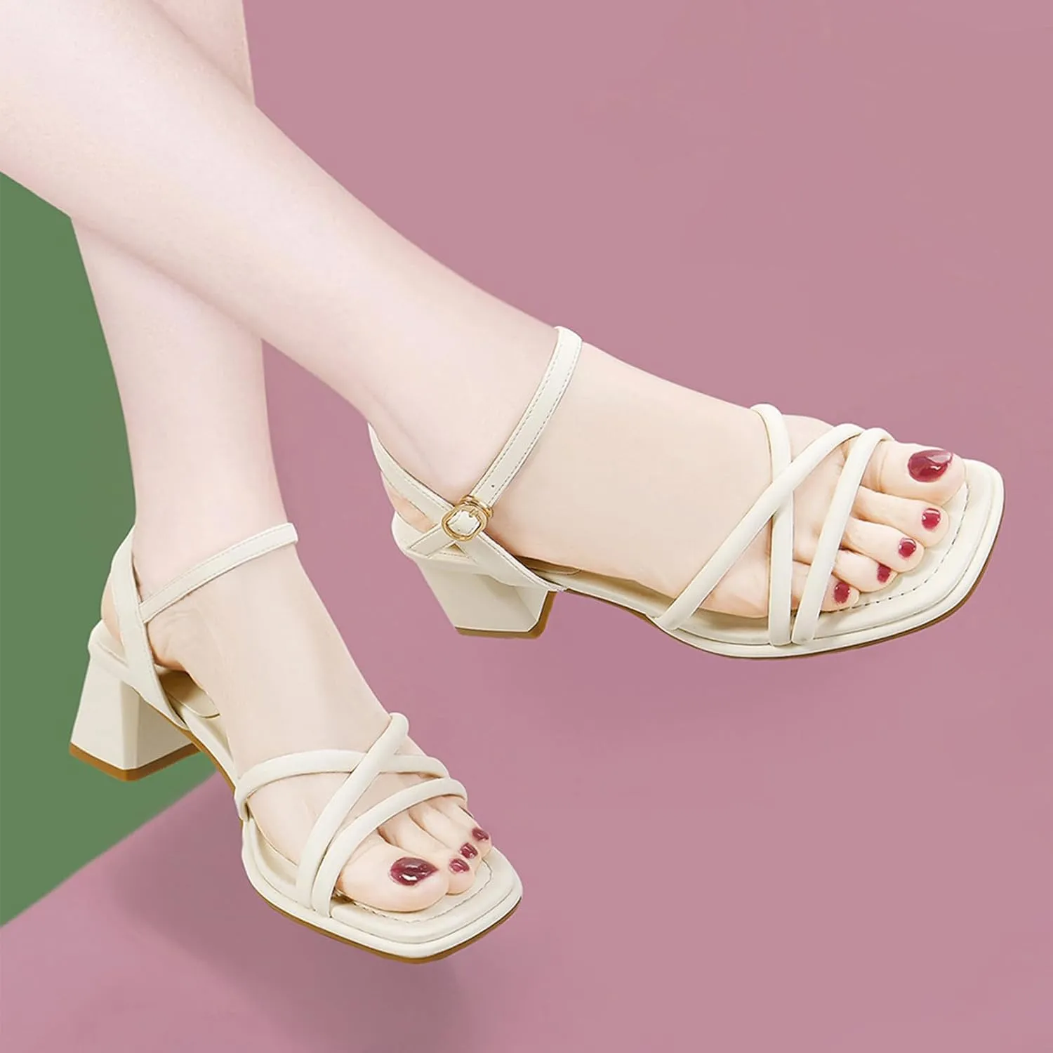 Summer High Heel Sandal Women Female Womens Shoes Woman High Heels Sandals High Heels Breathable Open Toe Hig Shoes