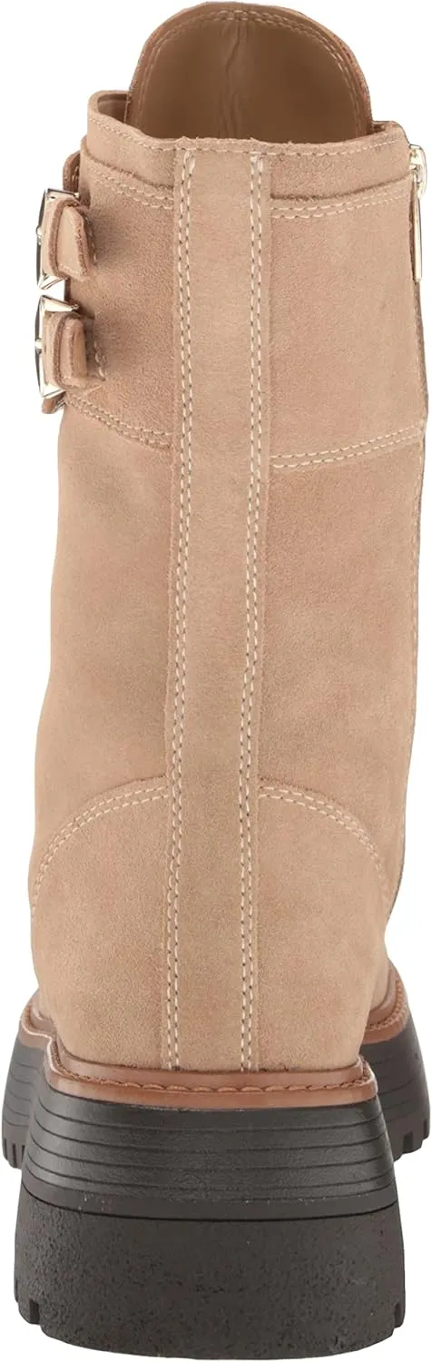 Vince Camuto Women's Footwear Monchia Double Buckle Combat Boot