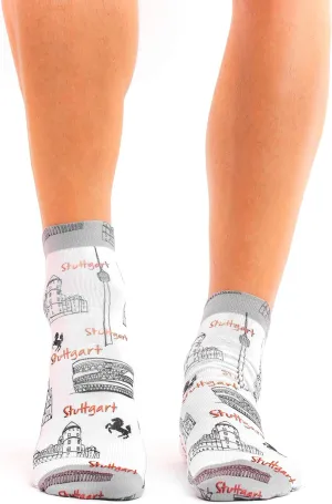 Wigglesteps Premium Men's Sneaker Socks - Uniquely Patterned, Colorful, and Stylishly Fun