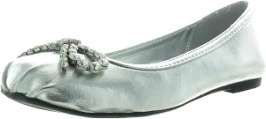 Wild Pair Womens Embellished Ballet Flats