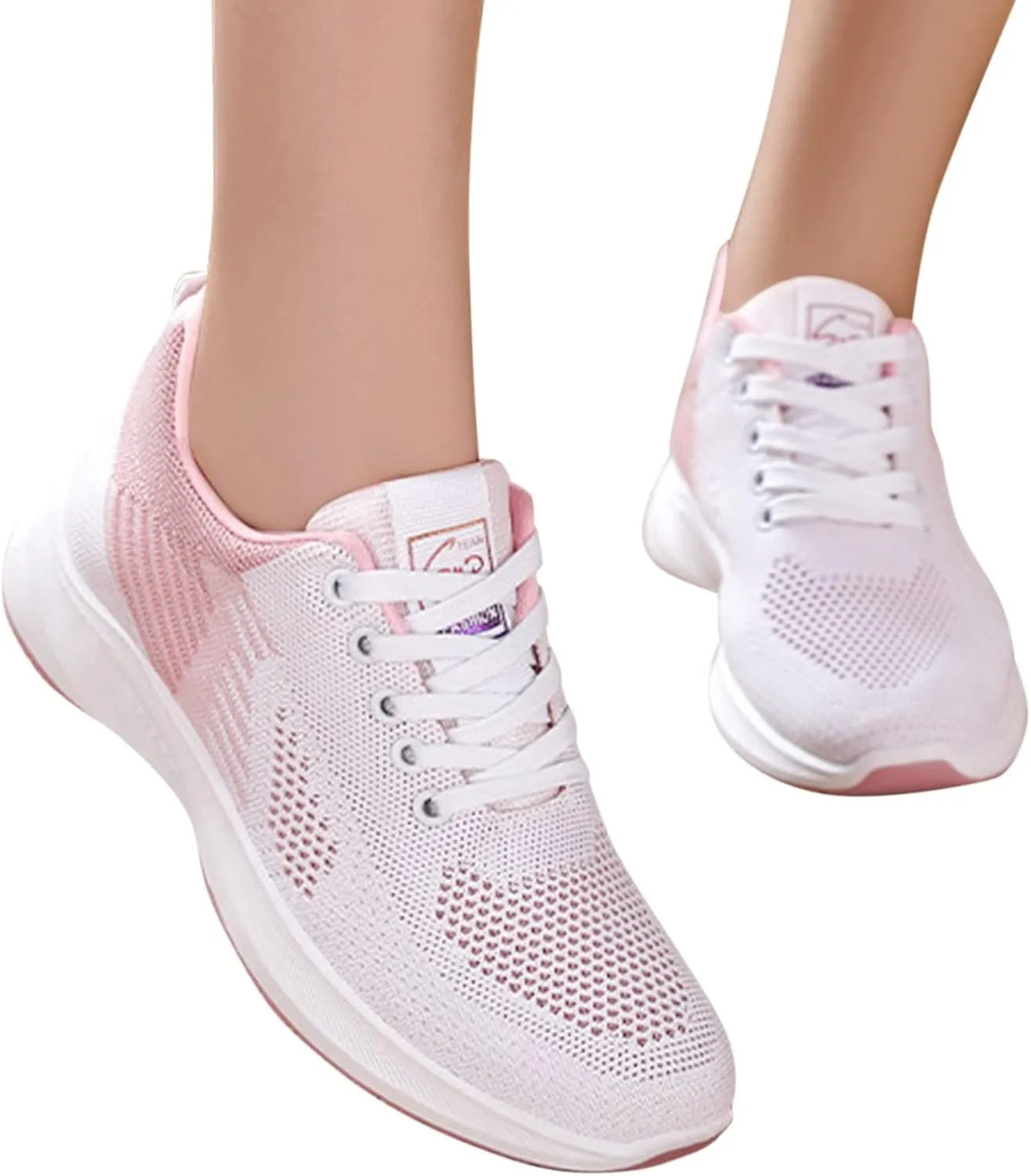 Women Slip on Shoes Ladies Casual Breathable Lightweight Sneakers Memory Foam Wide Toe Box Comfortable Gym Sneakers