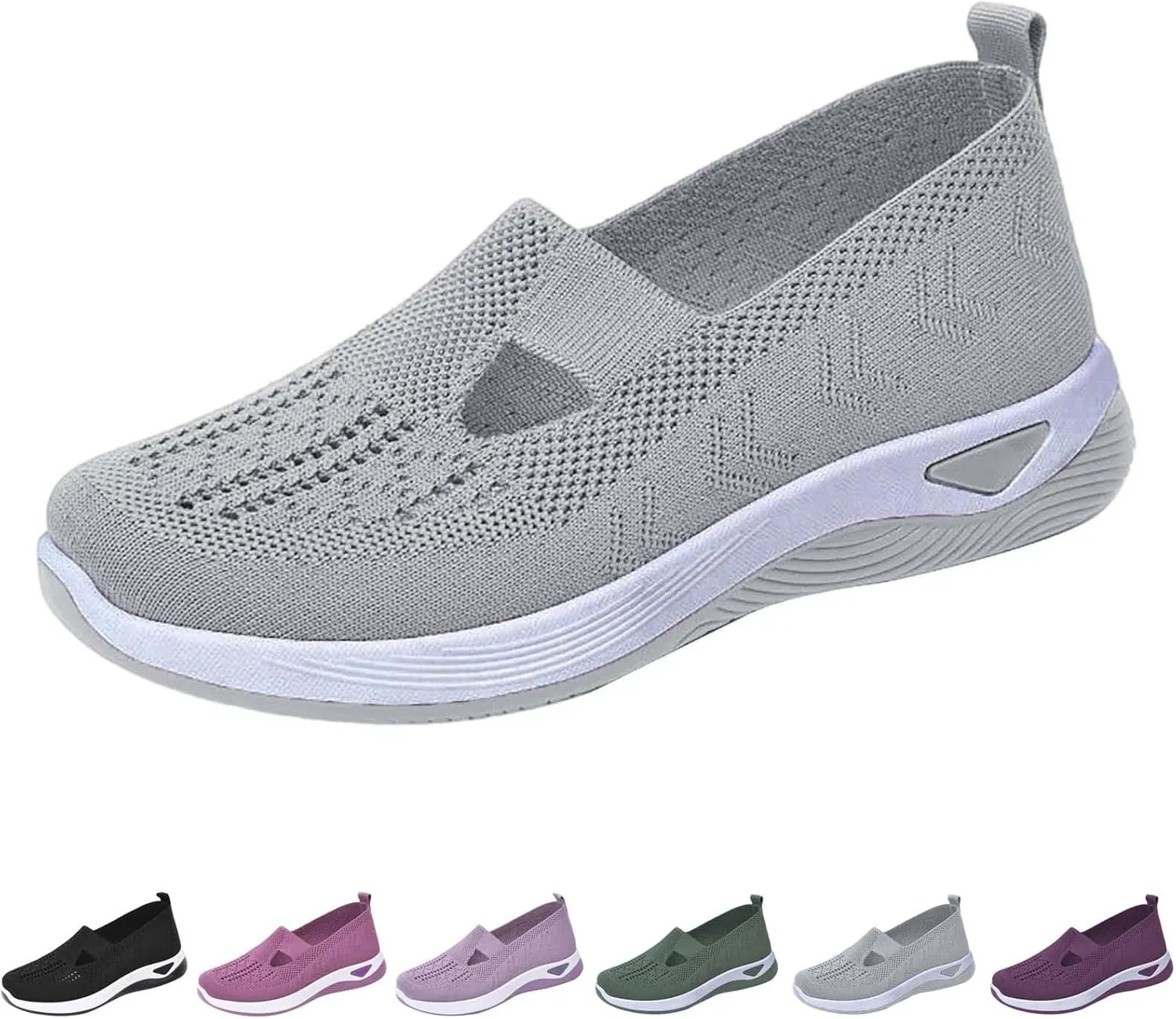 Women Walking Shoes Sock Sneakers Slip-On Breath Womens Running Shoes Winter Brown Casual Shoes White Platform Sneakers Tennis Shoe White Loafers