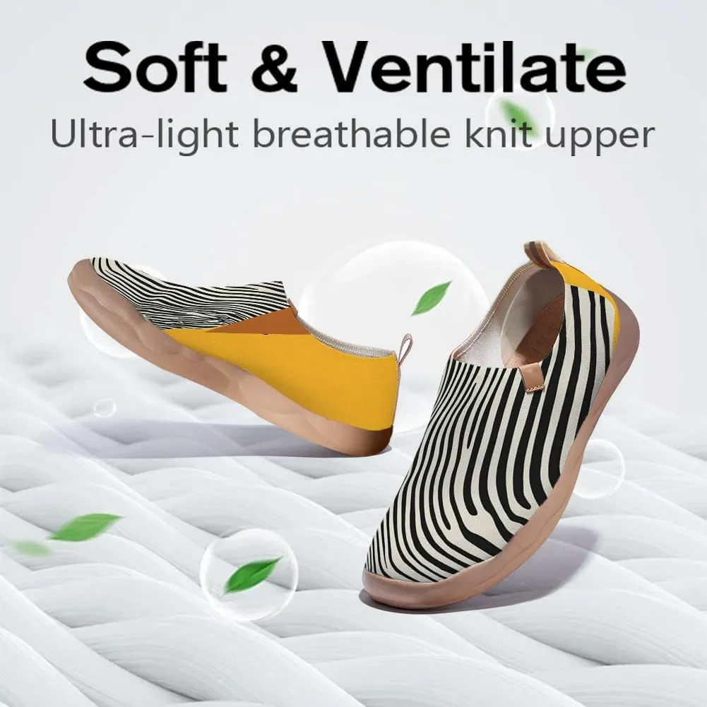 Women's Art Travel Shoes Knitted Slip-on Comfortable Sneakers Art Series