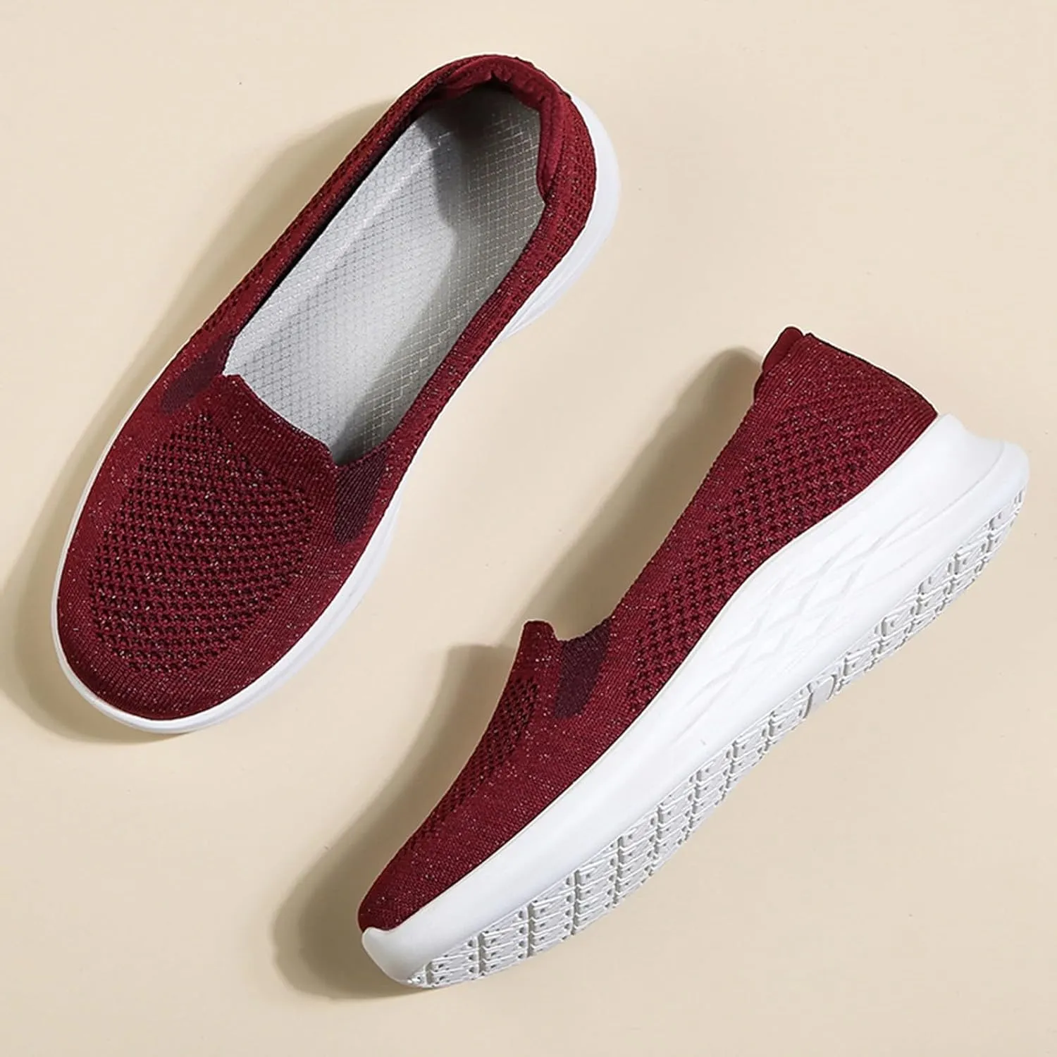 Womens Casual Shoes with Comfortable Design Stylish Thong Sandals Daily Wear Ideal Spring Girls Side Zip Athletic