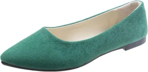 Women's Comfortable Slip On Casual Shoes Elegant Low Heel Ballet for Women Soft Square Toe Loafers Dressy