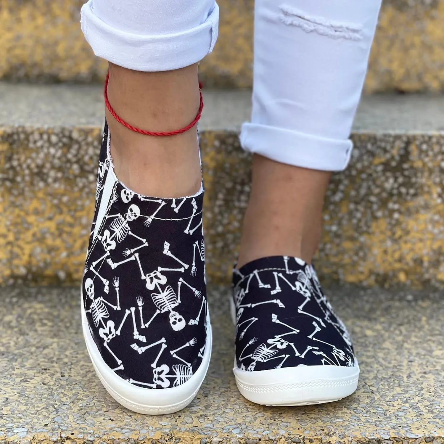 Women's Fashion Sneakers Shoes for Women Memory Foam Go Walk Slip on Tennis Shoes Jogger Running Shoe