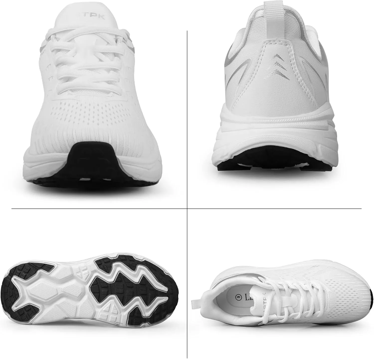 Womens Running Sneakers Tennis Walking Shoes Slip On Lightweight Comfortable Athletic Non Slip Training Workout Sport Gym Shoes