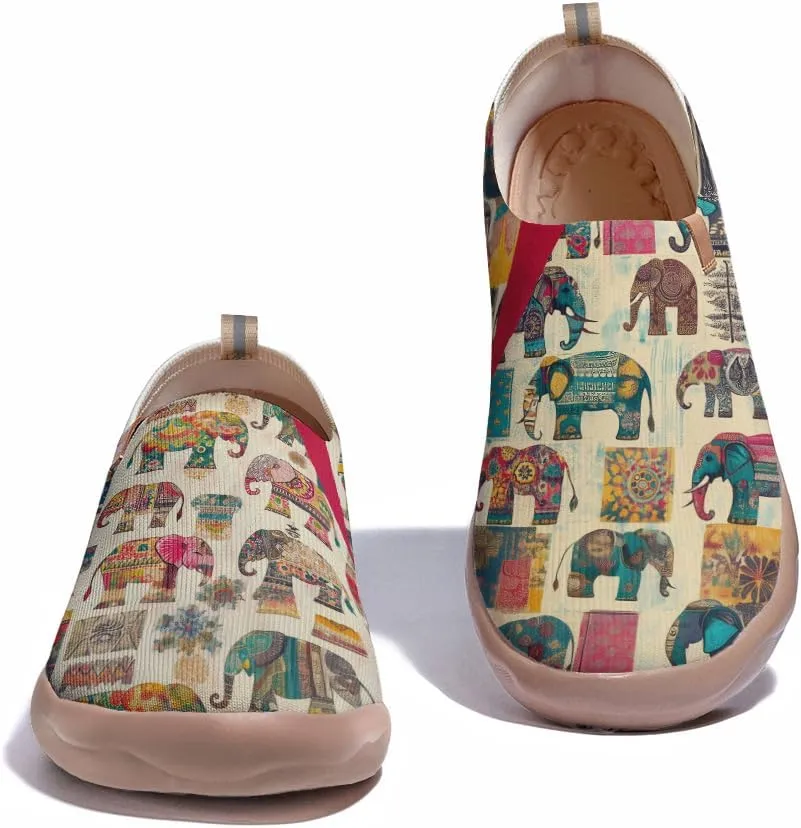 Women's Sneakers Casual Travel Walking Loafers Lightweight Knitted Slip On Shoes