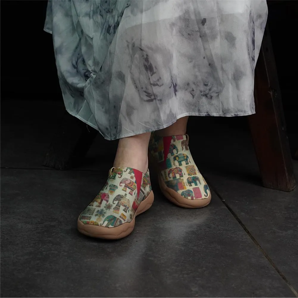 Women's Sneakers Casual Travel Walking Loafers Lightweight Knitted Slip On Shoes