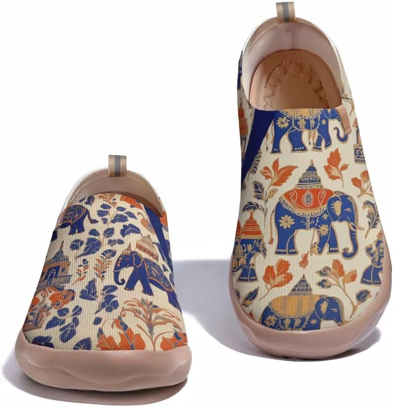 Women's Sneakers Casual Travel Walking Loafers Lightweight Knitted Slip On Shoes