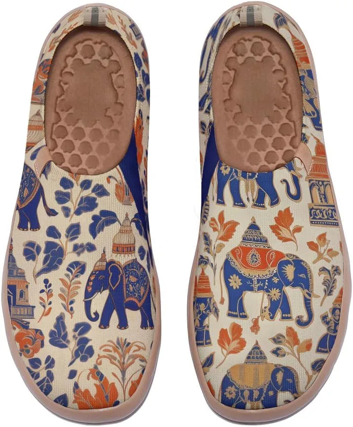 Women's Sneakers Casual Travel Walking Loafers Lightweight Knitted Slip On Shoes