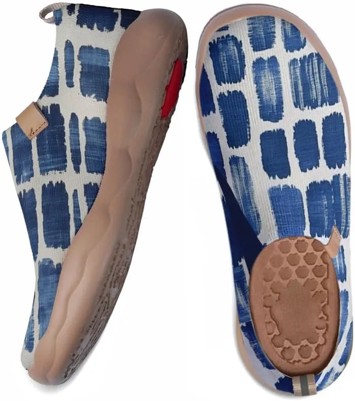 Women's Sneakers Lightweight Knitted Slip On Shoes Casual Travel Walking Loafers
