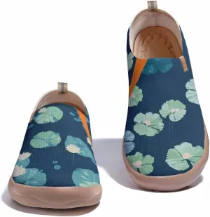 Women's Sneakers Lightweight Knitted Slip On Shoes Casual Travel Walking Loafers