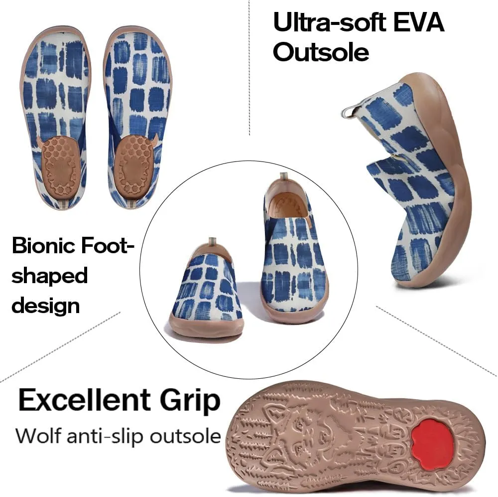 Women's Sneakers Lightweight Knitted Slip On Shoes Casual Travel Walking Loafers