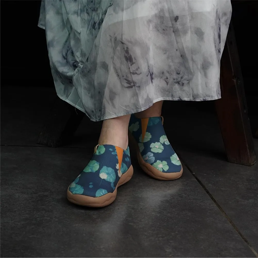 Women's Sneakers Lightweight Knitted Slip On Shoes Casual Travel Walking Loafers