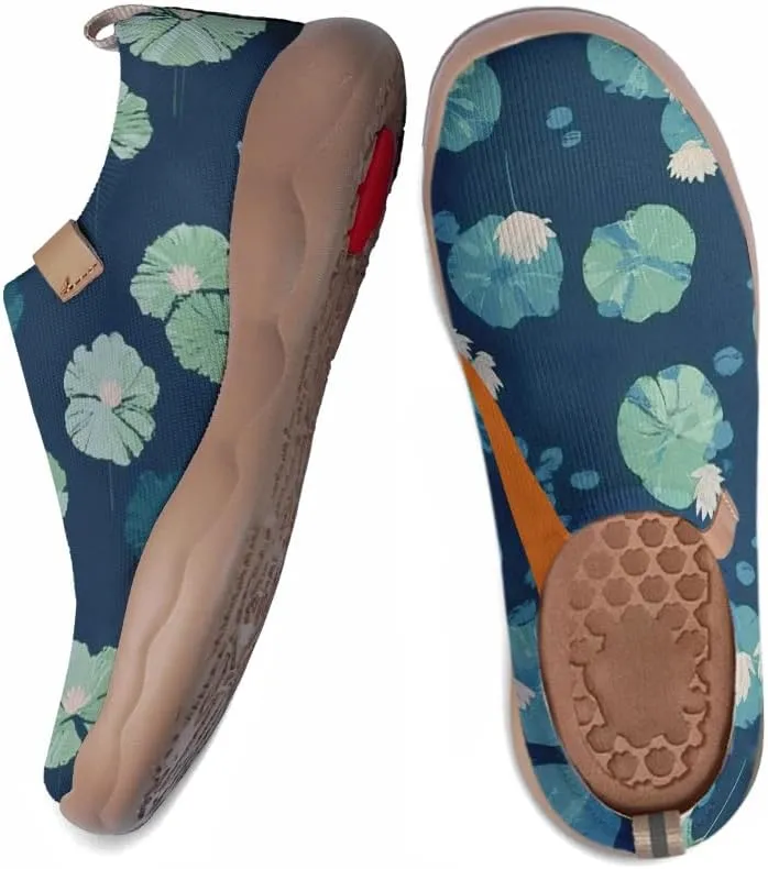 Women's Sneakers Lightweight Knitted Slip On Shoes Casual Travel Walking Loafers