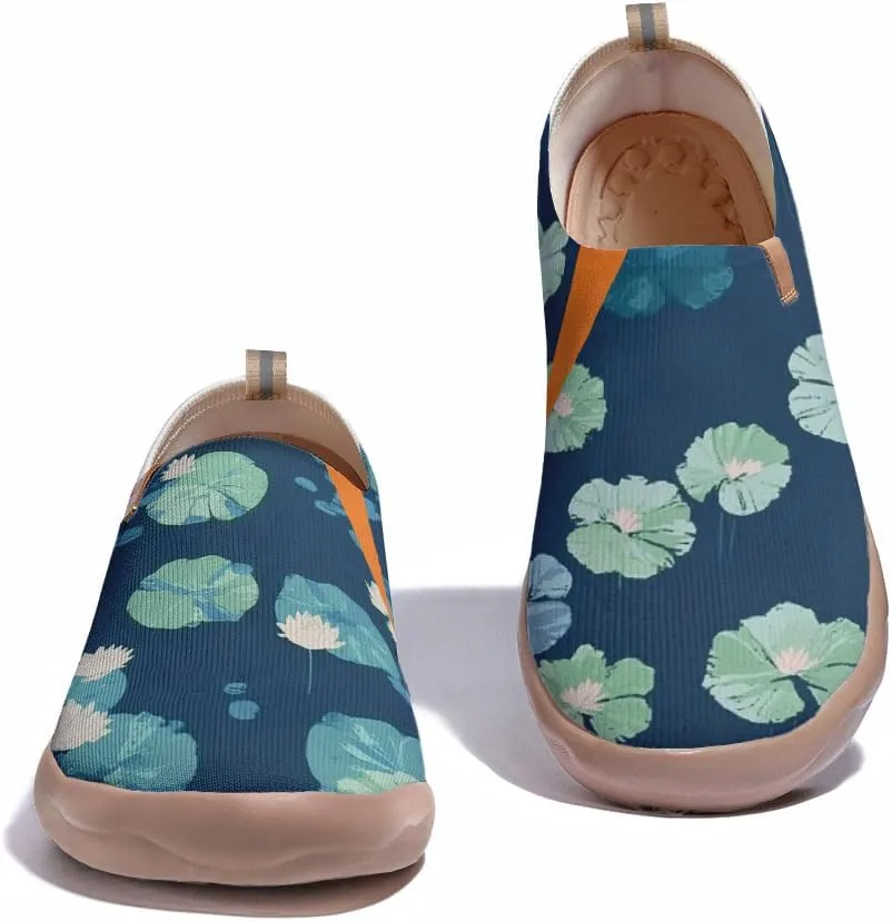 Women's Sneakers Lightweight Knitted Slip On Shoes Casual Travel Walking Loafers