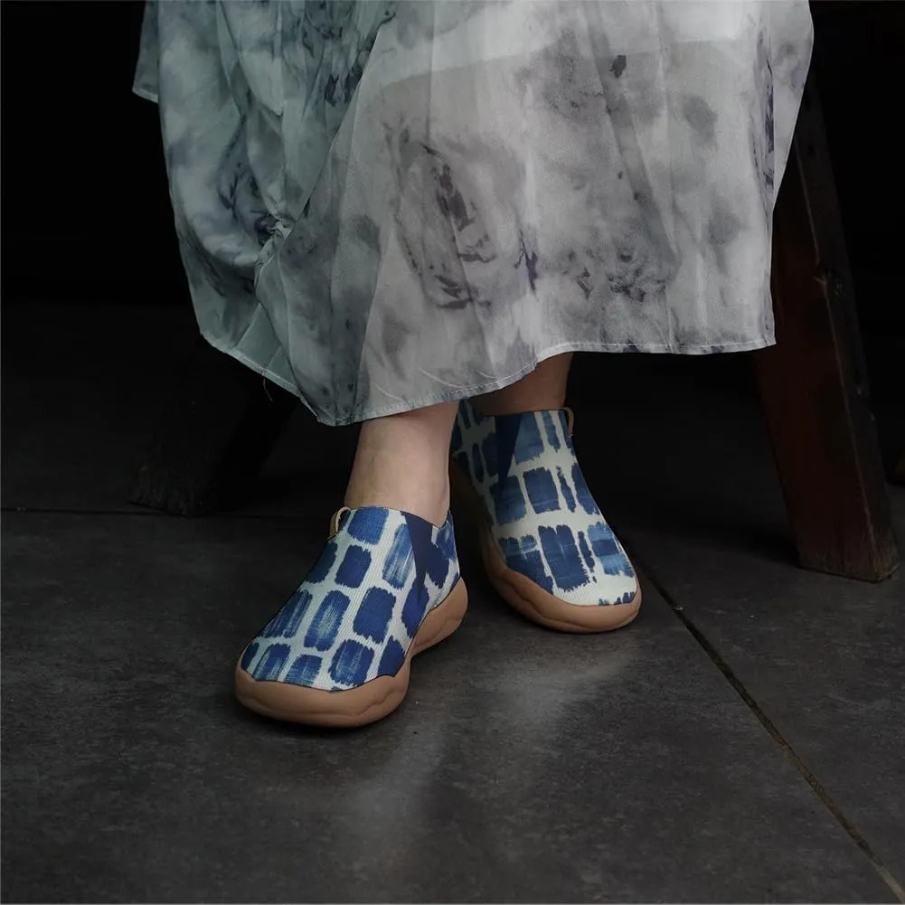 Women's Sneakers Lightweight Knitted Slip On Shoes Casual Travel Walking Loafers